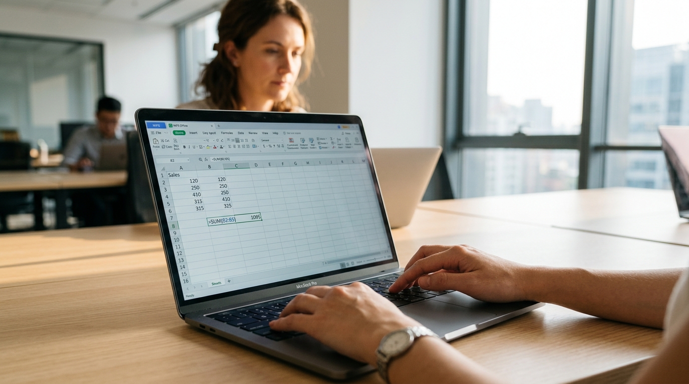 WPS Office 表格公式基础操作演示