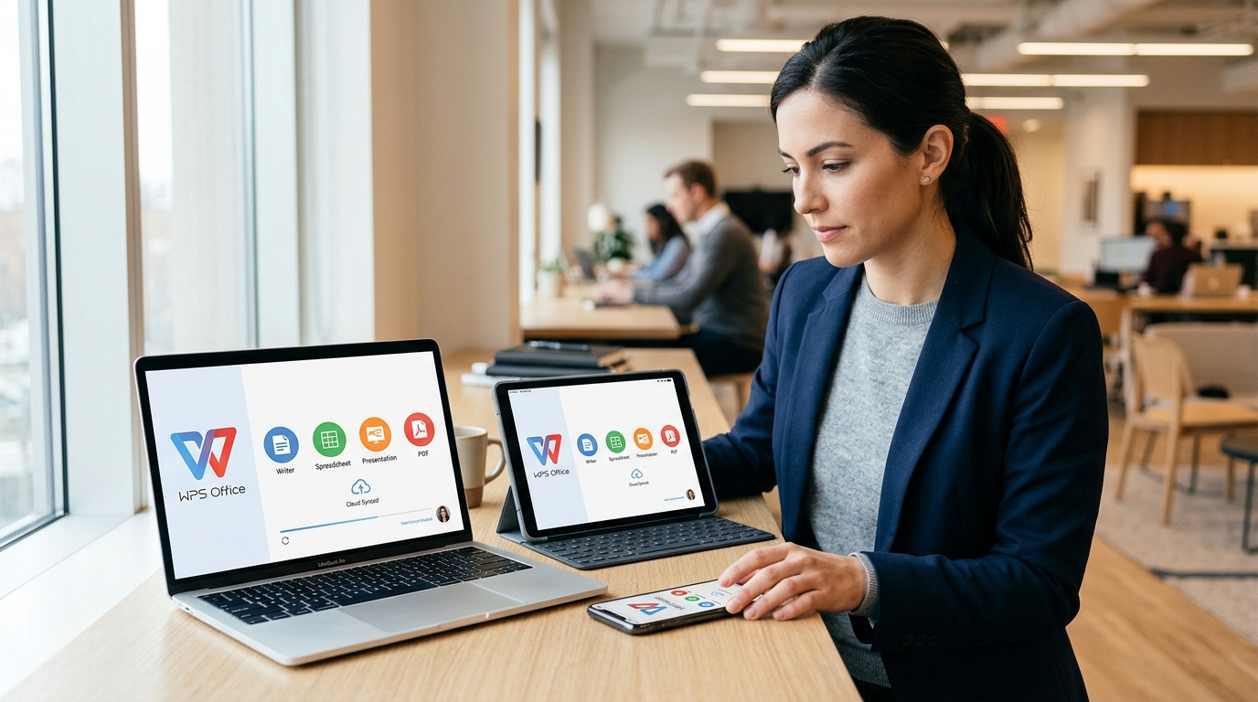WPS Office全平台办公套件在多设备上同步运行