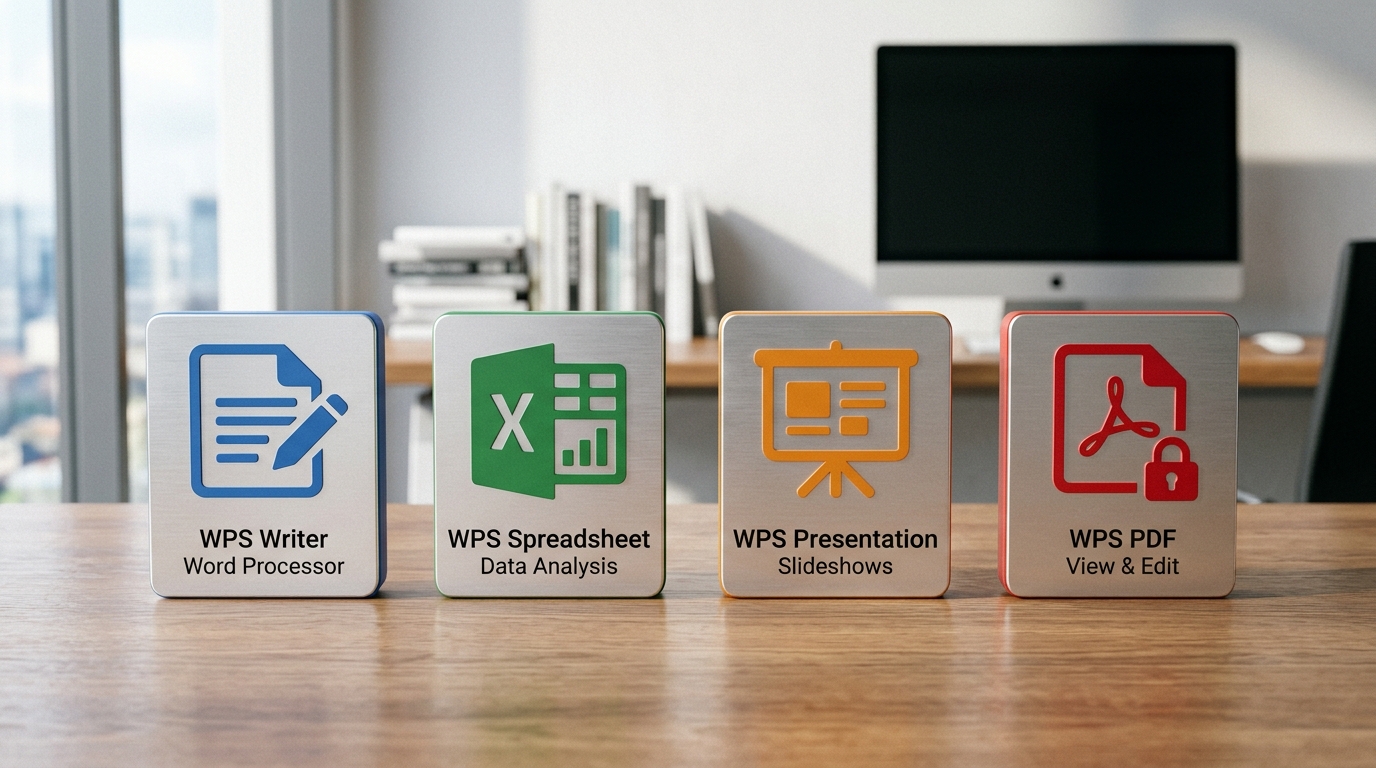 WPS文字表格演示PDF四大核心组件功能对比