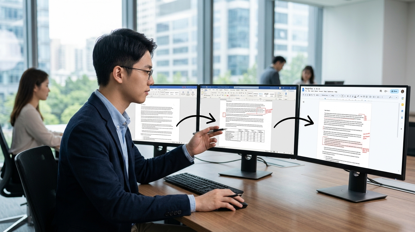WPS与微软Office、Google文档格式兼容性对比